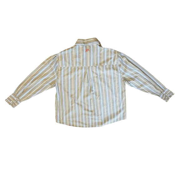 Damson Madder NWT Kylie ruffled button down long sleeve shirt size UK12(US 8) - Picture 12 of 16